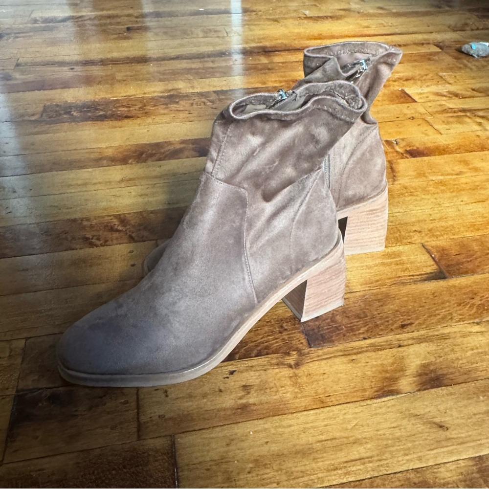 Dolce Vita Taupe Ankle Booties